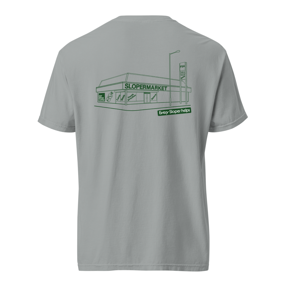 Sloper Market - Front/Back Screen Print T